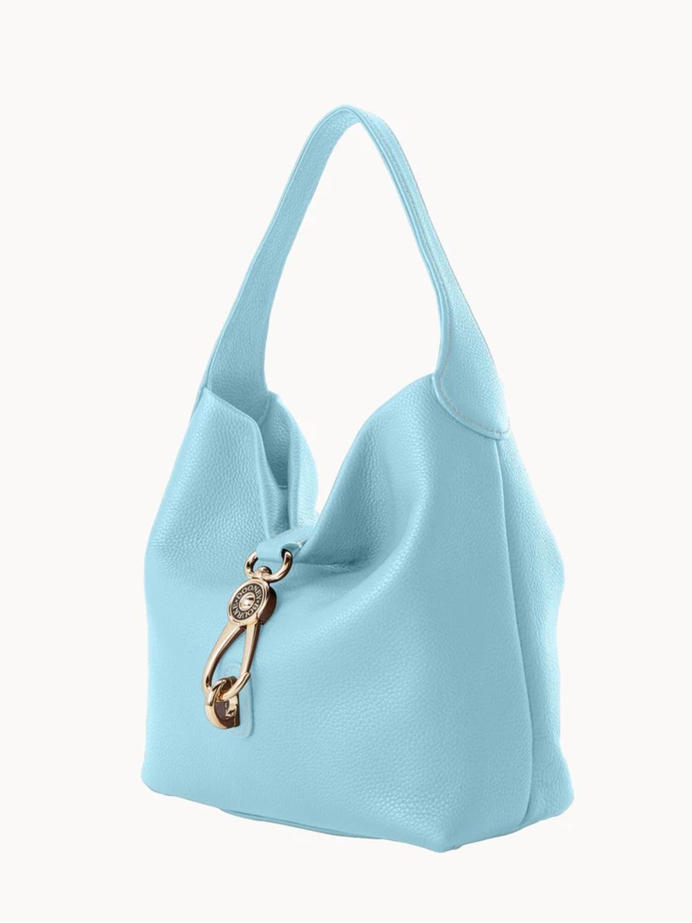 Dooney & Bourke Pebble Grain Logo Lock Sac Bag - Picture 2 of 11